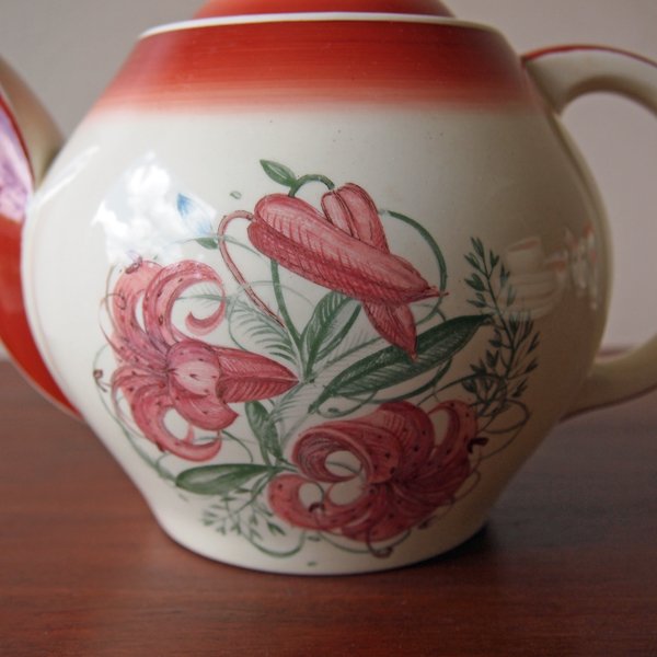 画像4: スージー・クーパー　ティーポット(ケストレル）　【タイガーリリー/レッド】