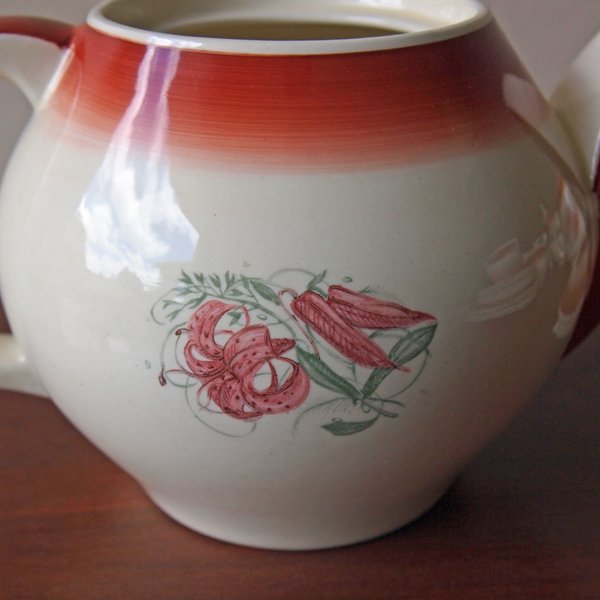 画像5: スージー・クーパー　ティーポット(ケストレル）　【タイガーリリー/レッド】