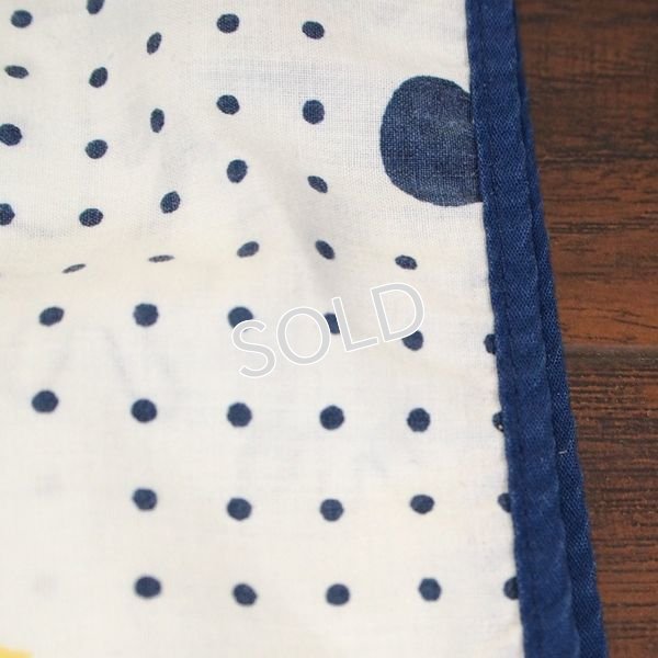 画像9: ヴィンテージシーツ　ダブルサイズ　フラット　【ミッキーマウス/小柄　水玉】