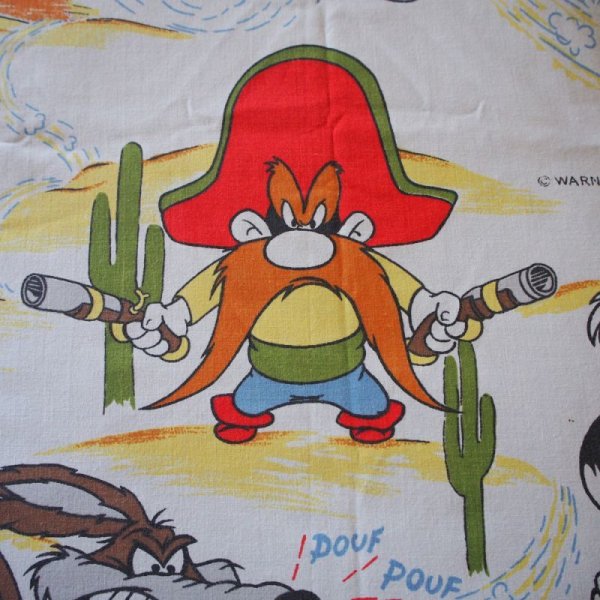 画像5: ヴィンテージ　フラットシーツ　ツインサイズ【ワーナーブラザーズ】