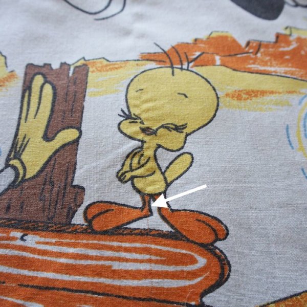 画像8: ヴィンテージ　フラットシーツ　ツインサイズ【ワーナーブラザーズ】