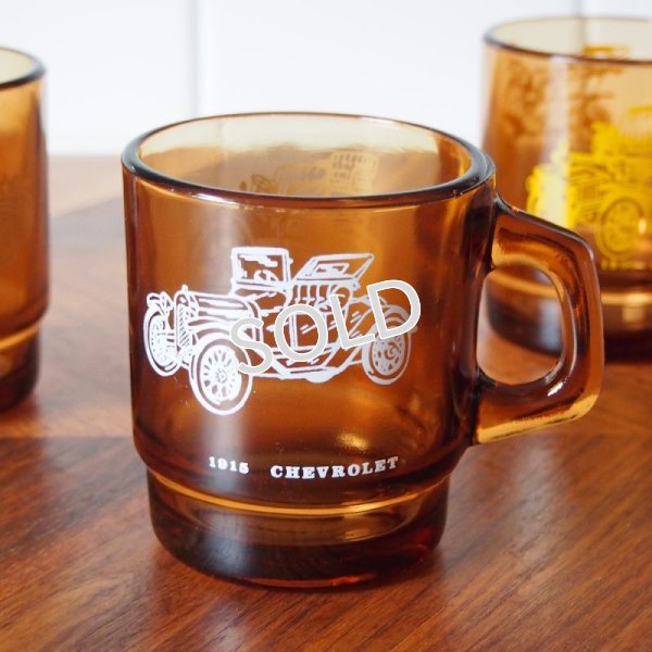 画像8: ファイヤーキング　スタッキングマグ4個セット　【クラッシックカー/アンバー】