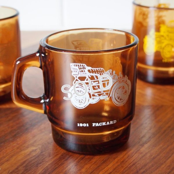 画像9: ファイヤーキング　スタッキングマグ4個セット　【クラッシックカー/アンバー】