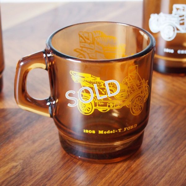 画像3: ファイヤーキング　スタッキングマグ4個セット　【クラッシックカー/アンバー】