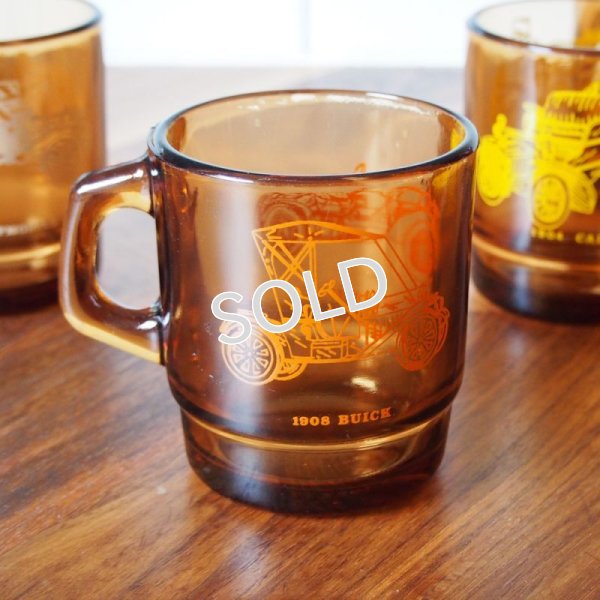 画像7: ファイヤーキング　スタッキングマグ4個セット　【クラッシックカー/アンバー】