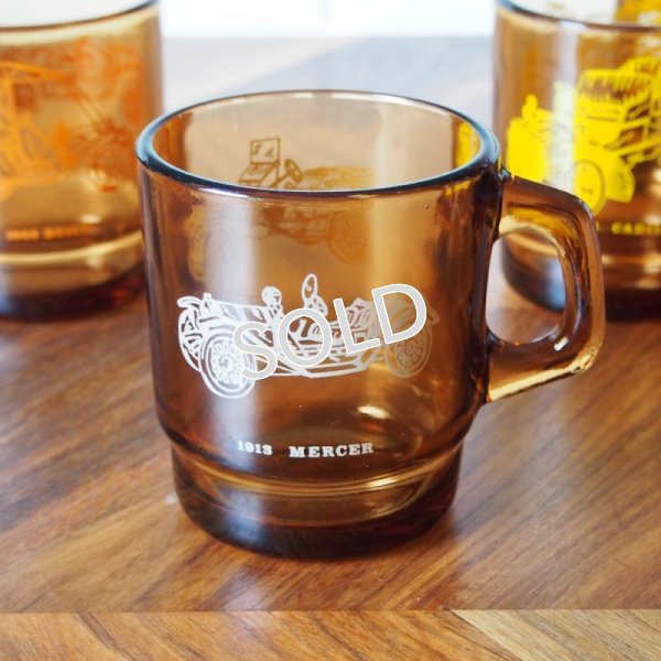 画像4: ファイヤーキング　スタッキングマグ4個セット　【クラッシックカー/アンバー】