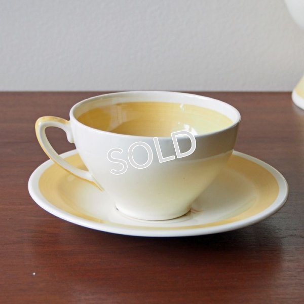 画像4: スージー・クーパー　ティーカップ＆ソーサー　B【ノーズゲイ/イエロー】