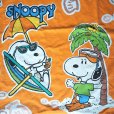 画像3: ヴィンテージシーツ　ツインサイズ　フラット　【Snoopy On The Beach】