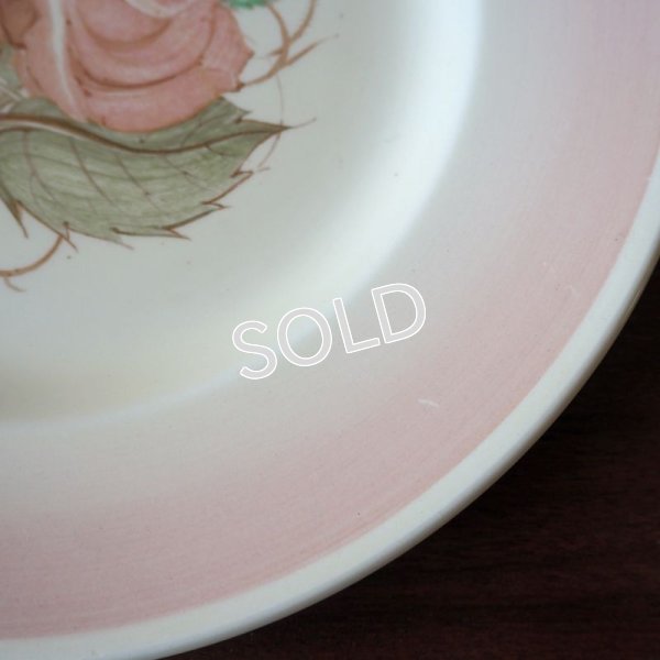 画像4: スージー・クーパー　22.5cmプレート　【パトリシアローズ/ピンク】D
