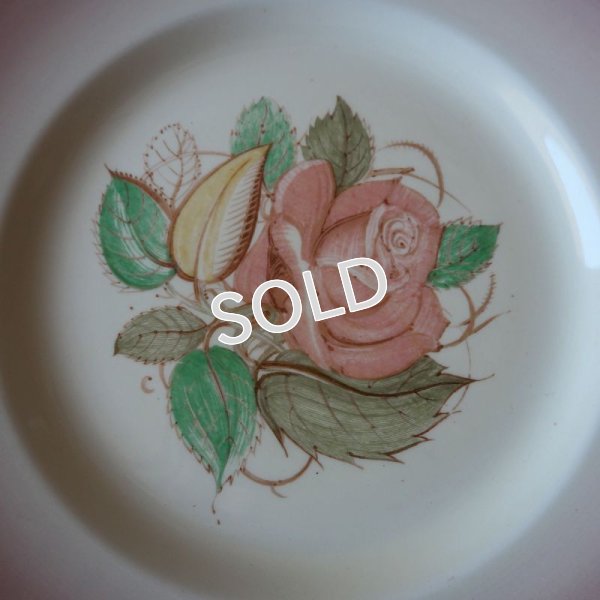 画像3: スージー・クーパー　22.5cmプレート　【パトリシアローズ/ピンク】D