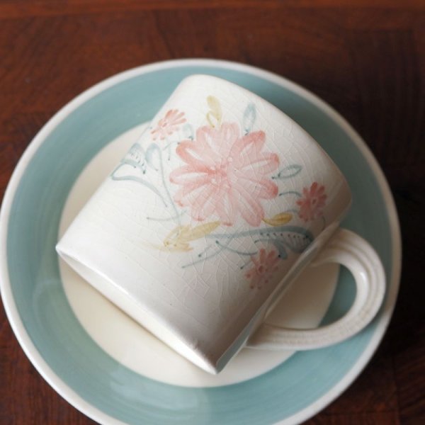 画像4: スージー・クーパー　デミタスカップ＆ソーサー　D【フローラル/ブルー】