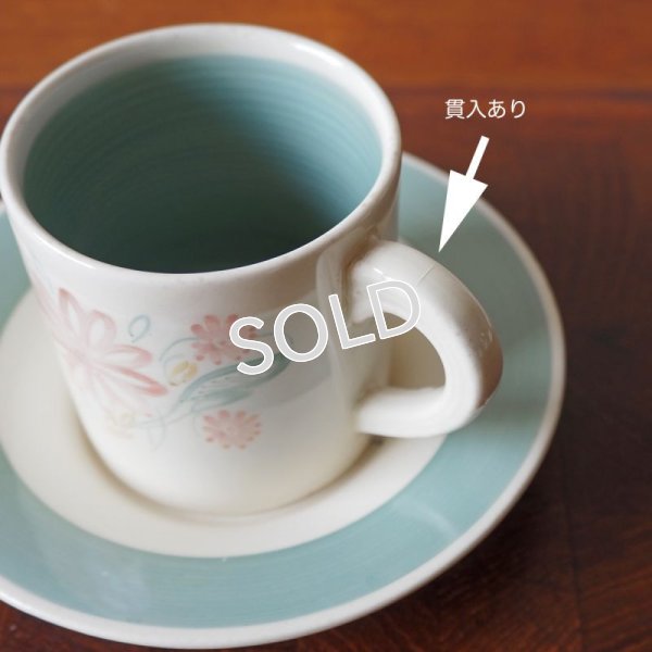 画像3: スージー・クーパー　デミタスカップ＆ソーサー　A【フローラル/ブルー】