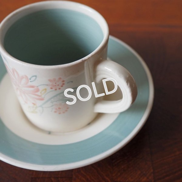 画像3: スージー・クーパー　デミタスカップ＆ソーサー　B【フローラル/ブルー】