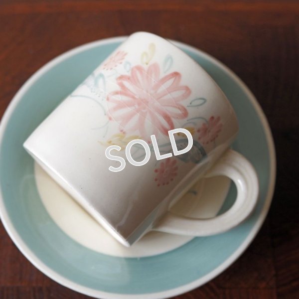 画像4: スージー・クーパー　デミタスカップ＆ソーサー　A【フローラル/ブルー】