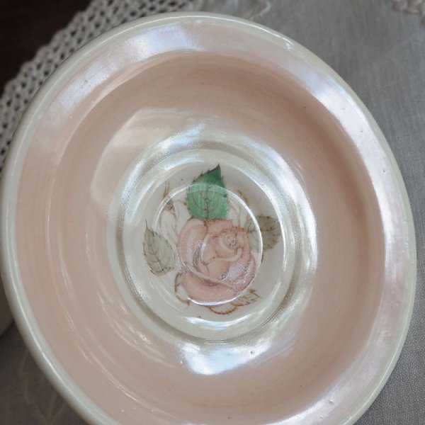 画像9: スージー・クーパー　ファルコンシェイプ　デミタスカップ＆ソーサー【パトリシアローズ/ピンク】A