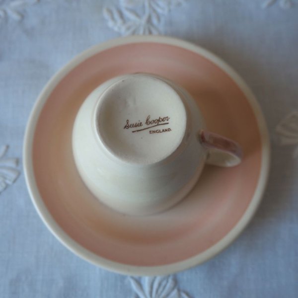 画像6: スージー・クーパー　デミタスカップ＆ソーサー　【パトリシアローズ/ピンク】