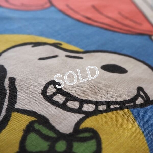 画像6: ヴィンテージ　フラットシーツ　【スヌーピー/フォトアルバム（ストライプ地）】