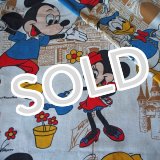 ディズニー　シンデレラ　ビンテージ　フラットシーツ ビンテージシーツ シンデレラ 舞踏会