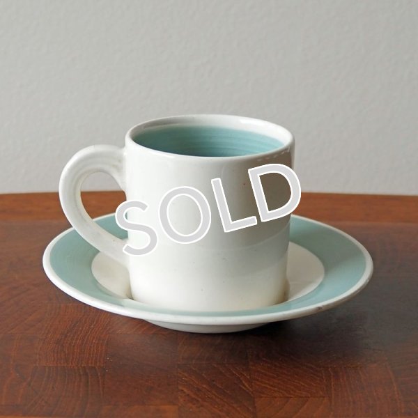 画像2: スージー・クーパー　デミタスカップ＆ソーサー　A【フローラル/ブルー】 (2)