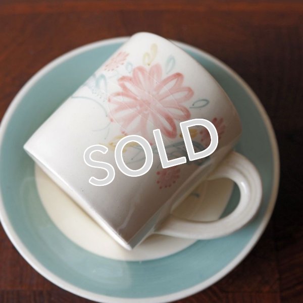 画像4: スージー・クーパー　デミタスカップ＆ソーサー　A【フローラル/ブルー】 (4)