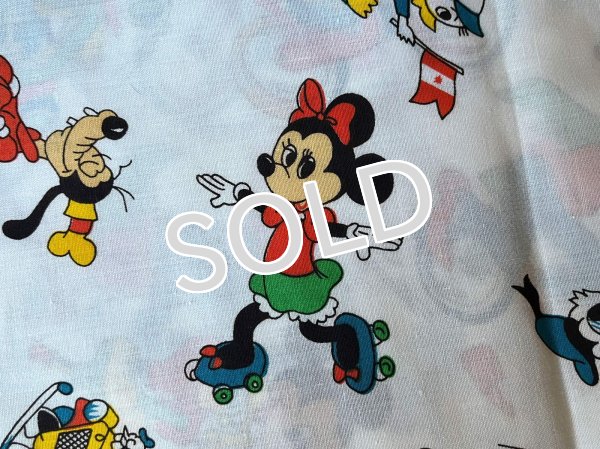 画像4: ヴィンテージ  ファブリック　【ディズニー/キャラクターいろいろ】レア柄　未使用 (4)
