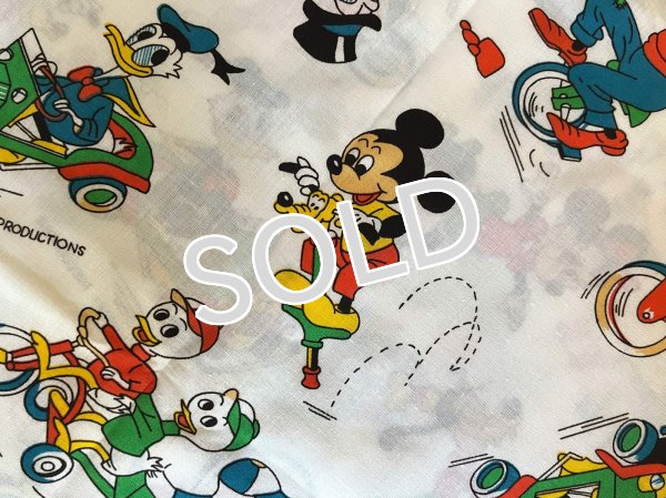 画像5: ヴィンテージ  ファブリック　【ディズニー/キャラクターいろいろ】レア柄　未使用 (5)