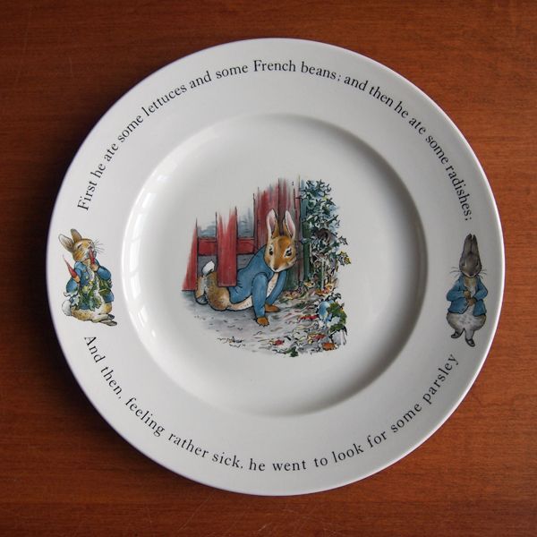 WEDGWOOD ピーターラビット20㎝皿 旧刻印 www.sudouestprimeurs.fr